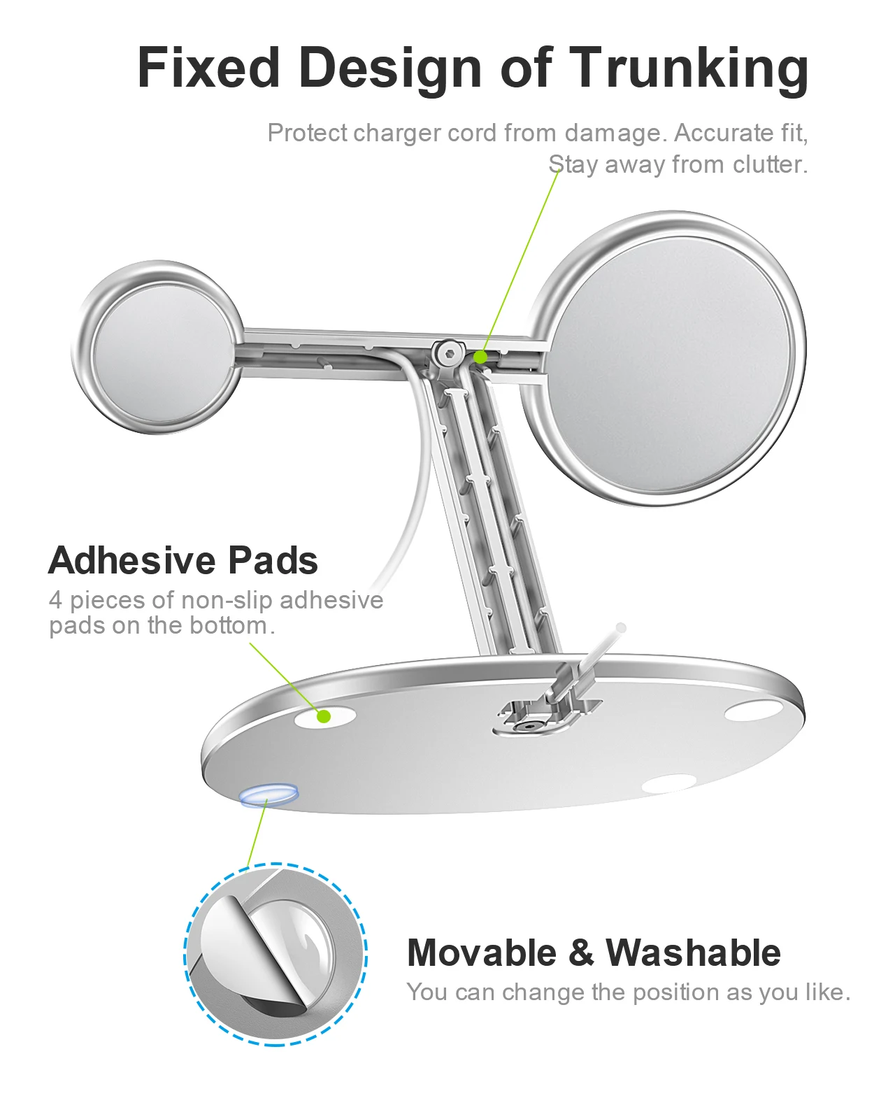 EWA 2-in-1 Desktop Phone Stand - Desk Setup Stand บทวิจารณ์และราคา