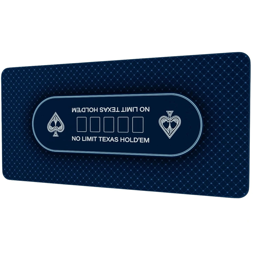 Texas Hold'em Table Mat  Rubbe - Rubber Mat Desk บทวิจารณ์และราคา