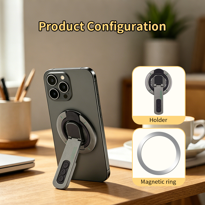 Double-Sided Magnetic Phone Ri - Desk Setup Stand บทวิจารณ์และราคา