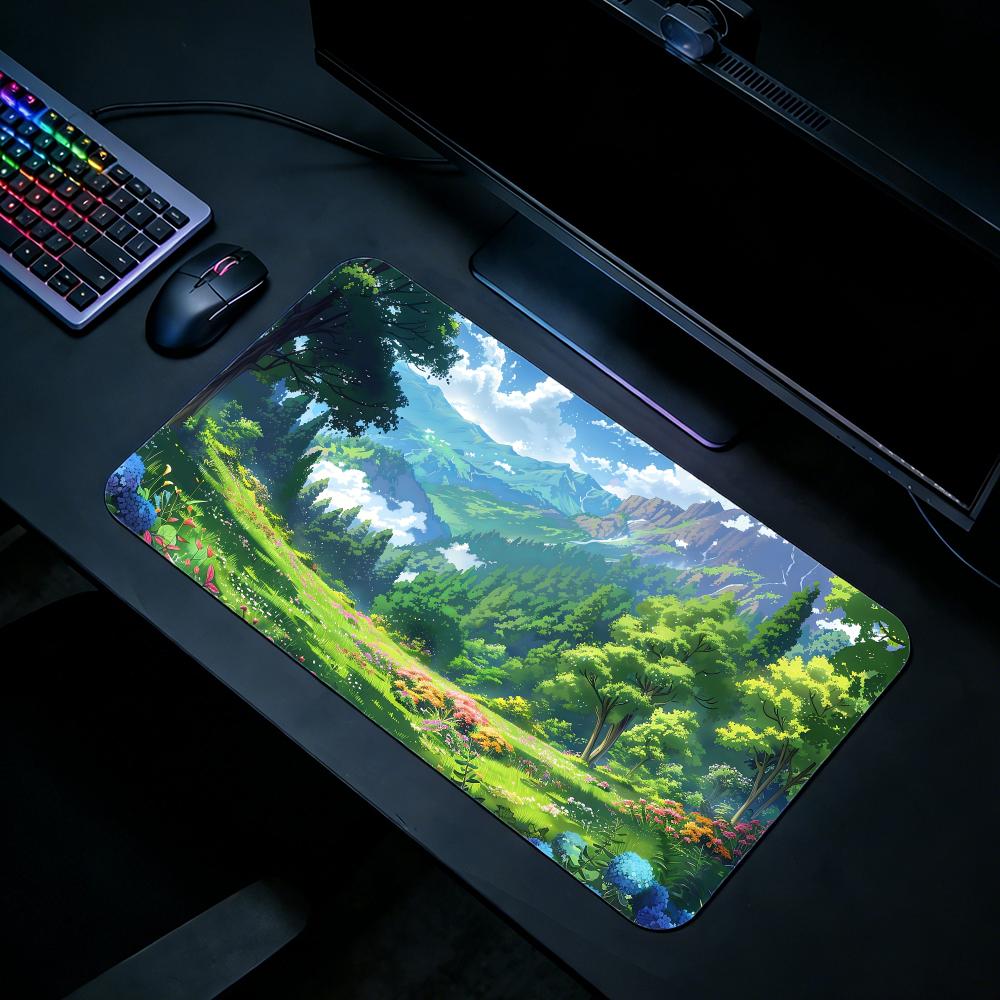 Nature MMountains and forestse - Desk Setup Pc And Laptop บทวิจารณ์และราคา