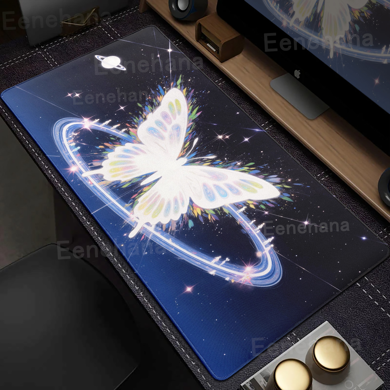 Butterfly Flower Mouse Pad Key - Desk Setup Productivity บทวิจารณ์และราคา