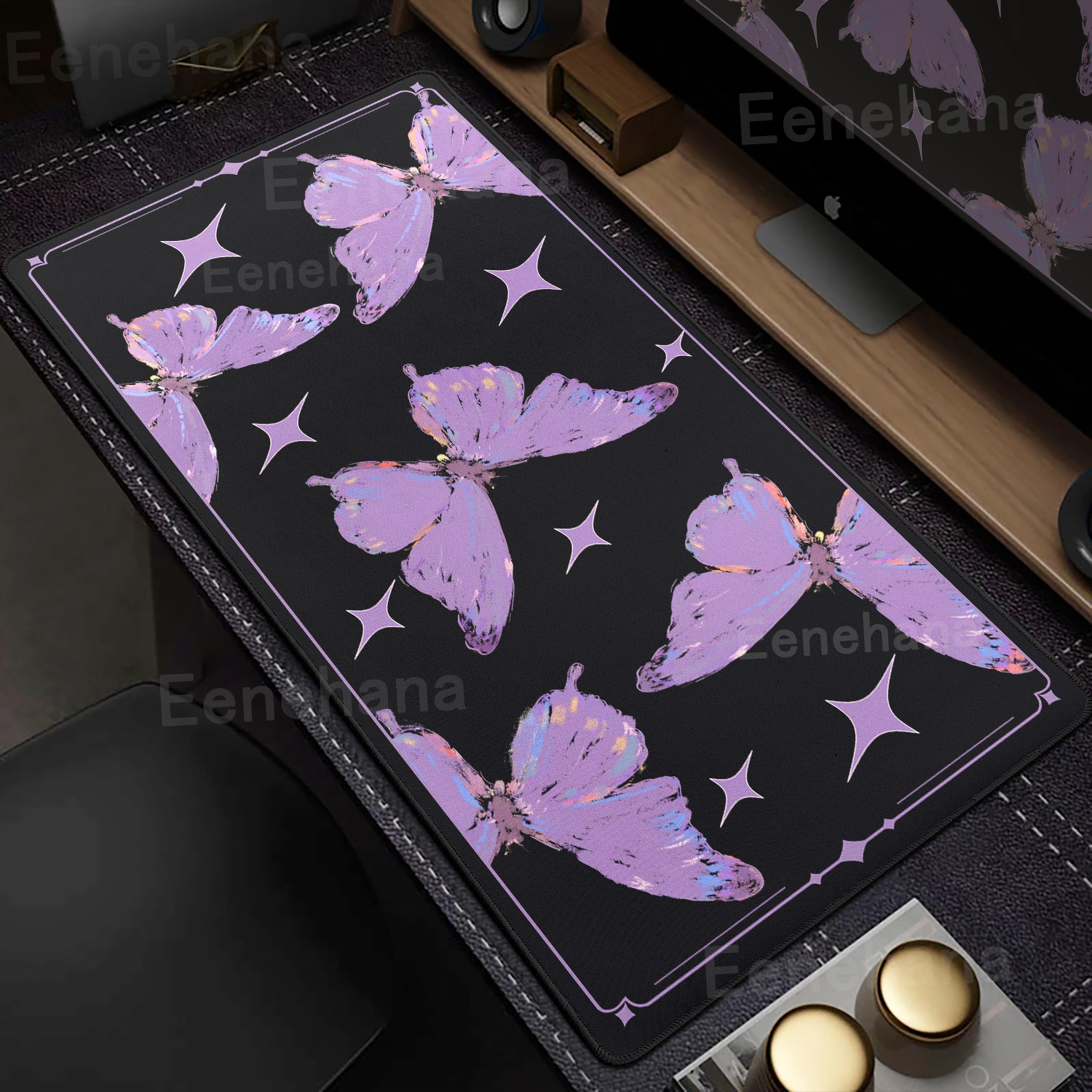 Butterfly Flower Mouse Pad Key - Desk Setup Productivity บทวิจารณ์และราคา