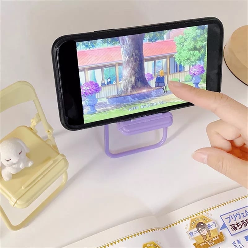 Cute Chair Phone Holder Stand  - Desk Setup Stand บทวิจารณ์และราคา