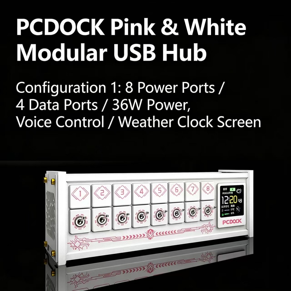 PCDOCK Block USB Desktop Power - Desk Setup Productivity บทวิจารณ์และราคา