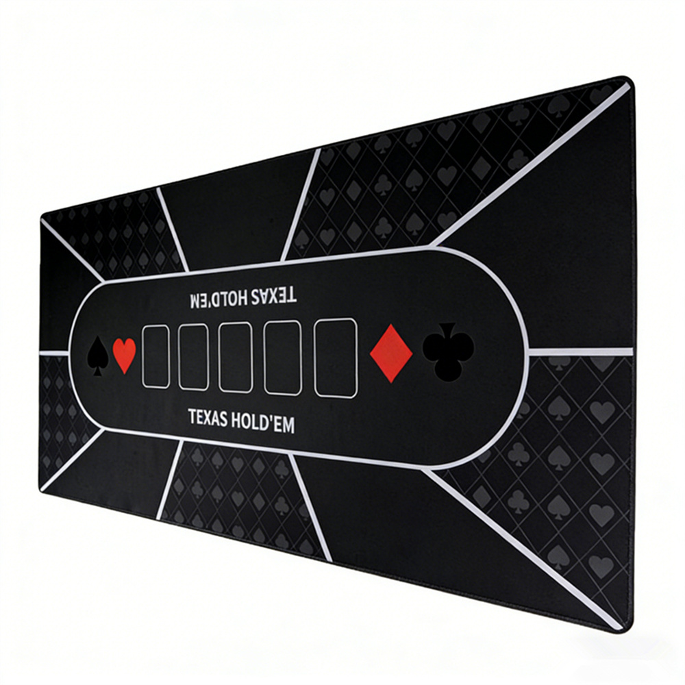 Texas Hold'em Poker Mat Casino - Rubber Mat Desk บทวิจารณ์และราคา