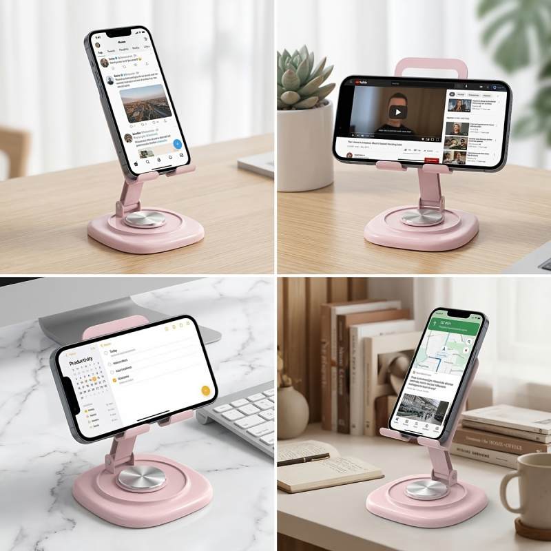 Macaron Desktop Metal Rotating - Desk Setup Stand บทวิจารณ์และราคา