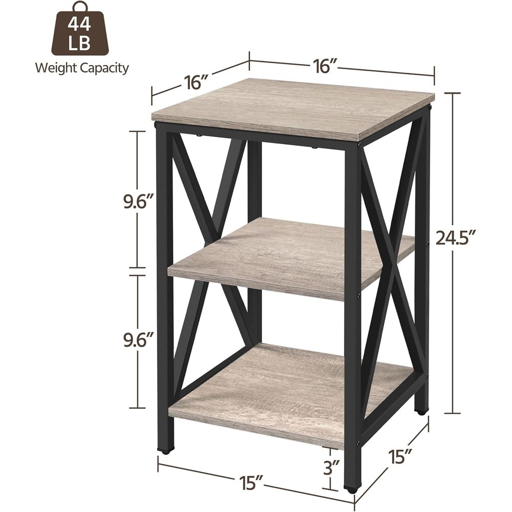 2-Piece Industrial Style 3-Tie - Desk Setup Wood บทวิจารณ์และราคา