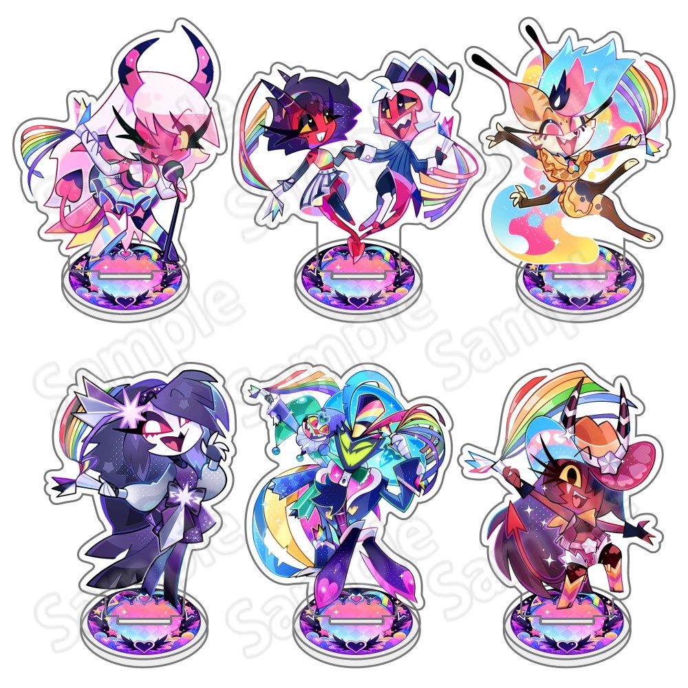 Cute Anime Hazbin Hotel Helluv - Desk Setup Stand บทวิจารณ์และราคา