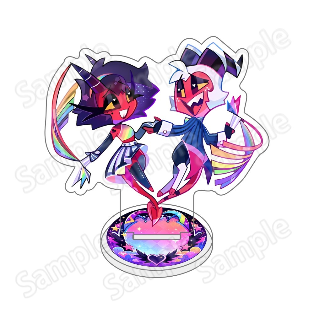 Cute Anime Hazbin Hotel Helluv - Desk Setup Stand บทวิจารณ์และราคา