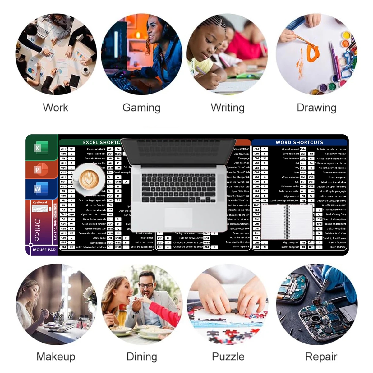 Russian Commands Line Mouse Pa - Desk Setup Programmer บทวิจารณ์และราคา