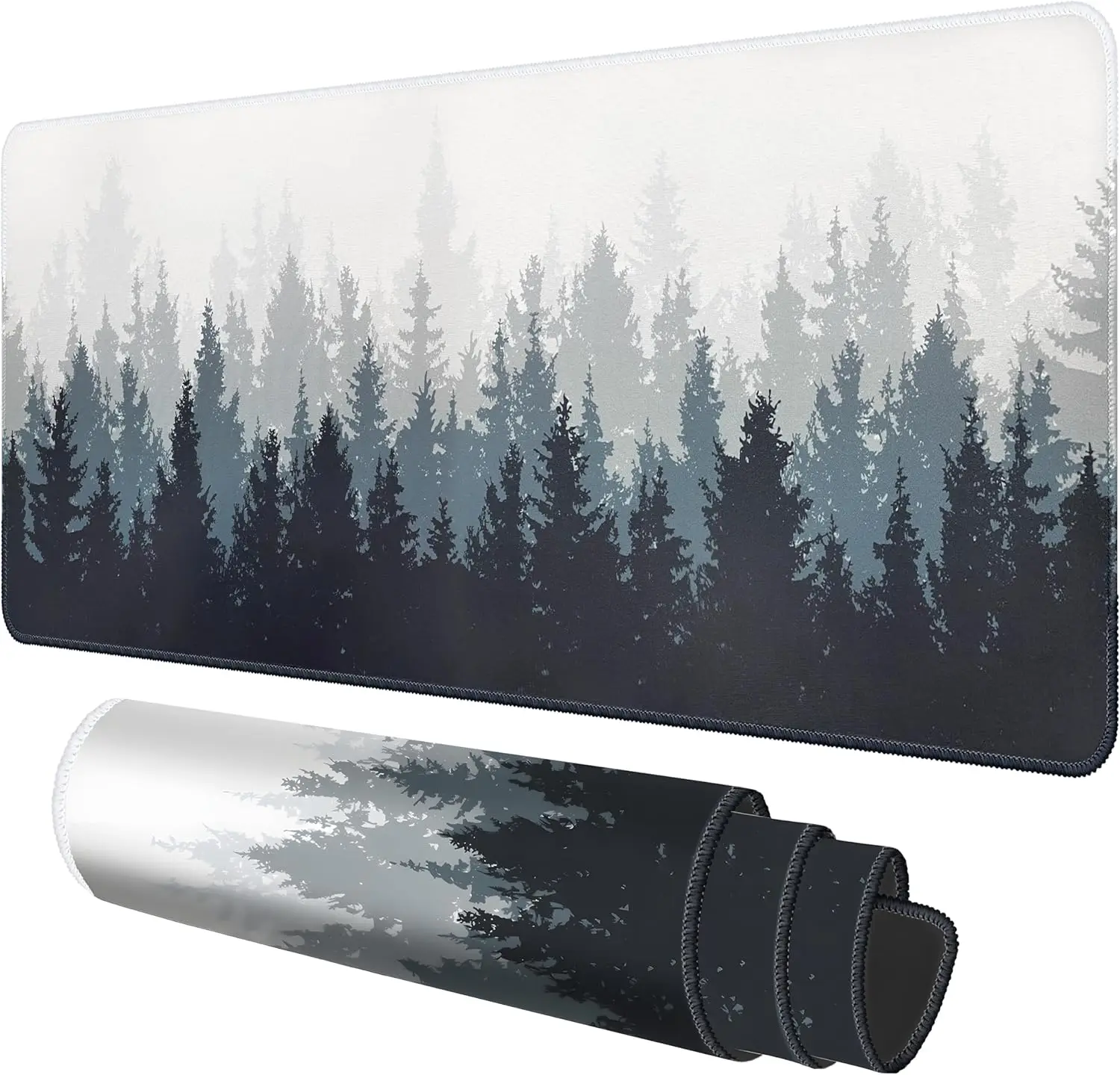 Forest Pattern Gaming Mouse Pa - Rubber Mat Desk บทวิจารณ์และราคา