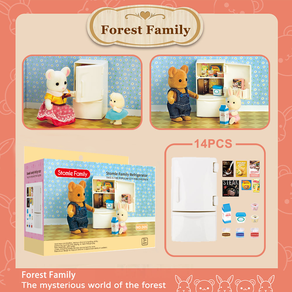 1:12 Miniature Furniture Fores - Desk Setup Girl บทวิจารณ์และราคา